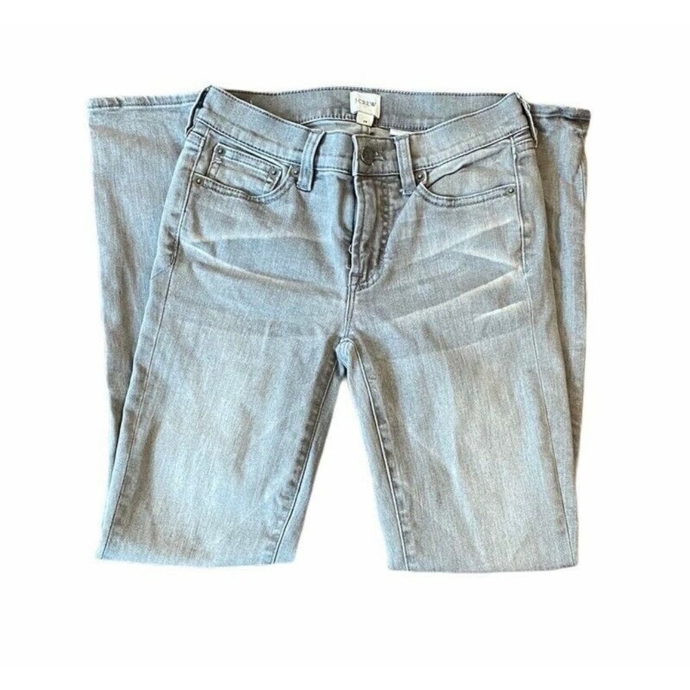 J.CREW Womens Slim Skinny Jeans Gray Stretch SZ 24